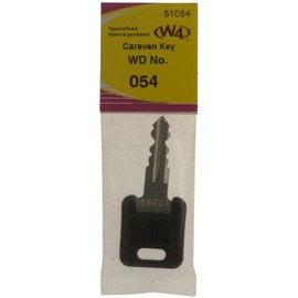 W4 WD Replacement Caravan Key No054 - Black