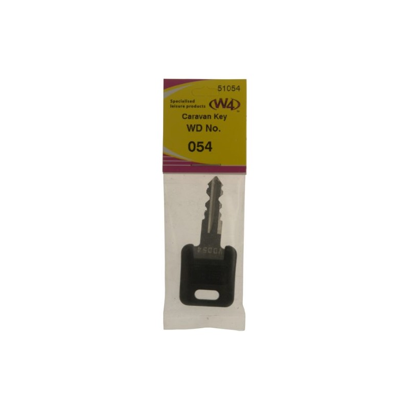 W4 WD Replacement Caravan Key No054 - Black
