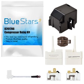 BlueStars 8201786 Compressor Relay Start Device Kit – Refrigerator Start Device, Compressor Relay Start Kit Replacement Part, Replaces 2212194 2188829 2188830 2220475 AP3885081 2216697