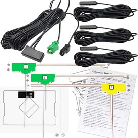 Esperanza Carrozzeria Easy Navi Lite ★ AVIC-MRZ09II AVIC-MRZ09 AVIC-MRZ99 TV Antenna Full Set GPS Film Antenna & 4 Cords Repair Replacement Navigation