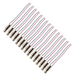 BestTong DC 1.5V 3V 3.7V 8000RPM-9500RPM Vibration Vibrating Micro Coreless Brushed Motors 6mm x 12mm Pack of 15