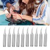 10Pcs Solder Iron Tip Brass Internal Heating Lead Free Soldering