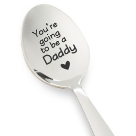 Pregnancy announcement Gift | Gift for Husband - Your Going to be Daddy | Baby Reveal Gift | Gift for Him | Dad To Be | New Dad Gift | Father’s Day Gift Idea | Pregnancy Reveal | Engraved Spoon