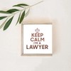 Fabulous Wooden Box - Keep Calm I'm a Lawyer Parody