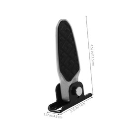 Mikinona 1 Pair Folding Aluminum Alloy Foot Pegs for Electric Bicycles Slip Rear Pedals Compact Design for Durable and Lightweight for Dirt Bike and Scooters