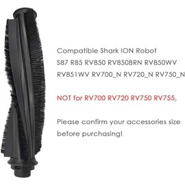 MTP - Main Brush Replacement Part Fit for Shark ION Robot S87 R85 RV850 RV850BRN RV850WV RV851WV RV700_N RV720_N RV750_N Vacuum Cleaner Replacement Accessory Kit Roller Brushes (2 Pack)