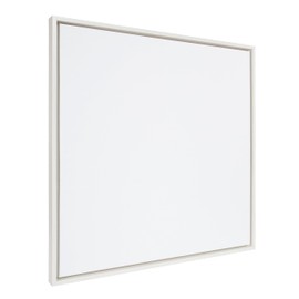 Kate and Laurel Sylvie Blank Framed Canvas Wall Art; 30x30 White; Modern Empty Canvas for Paint-Your-Own Art; Ready to Paint Premium Canvas Already Framed