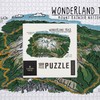Mount Rainier National Park, Line Drawing, Wonderland Trail (1000 Piece
