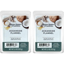 Better Homes and Gardens Scented Wax Cubes 2.5oz 2-Pack (Oceanside Flannel)