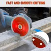 Uouteo 15 Pcs Diamond Saw Blade, 4.5 Inch Super Thin