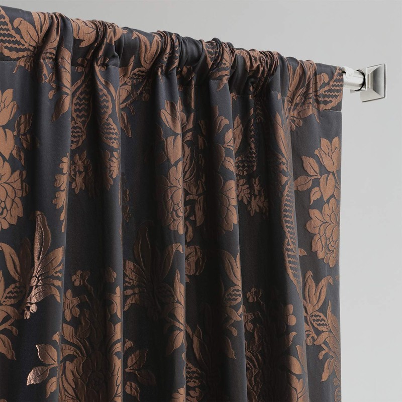 HPD Half Price Drapes Designer Damask Curtains for Room Decoration