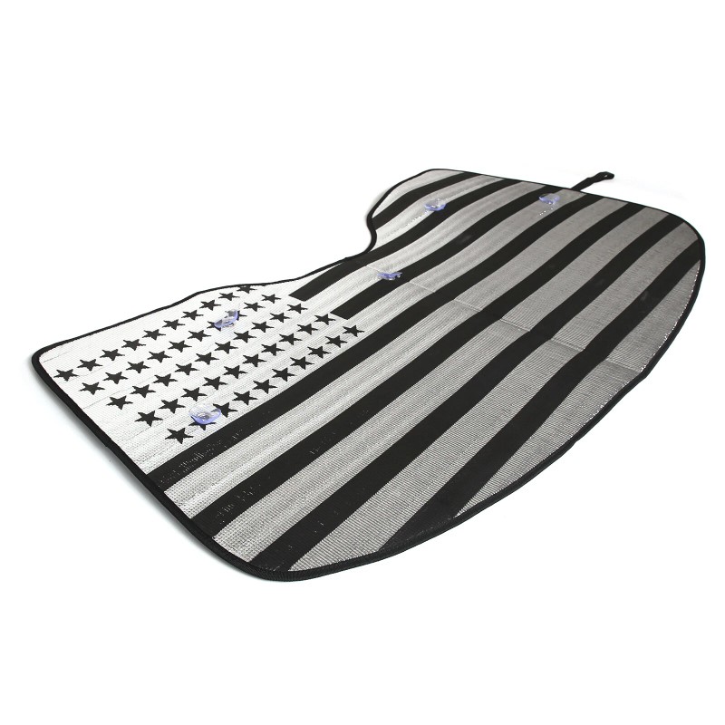 Ynei Front Windshield Sunshade Sunshade Sunshade (US Flag) For Corvette