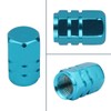 Winka 5 Pcs Aluminum Hexagon Style Wheel Tire Valve Stem