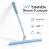 360° Rotating Shower Squeegee for Glass Doors & Mirrors –