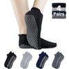 Non Slip Grip Socks Men Women Tile Wood Floor Anti-Skid