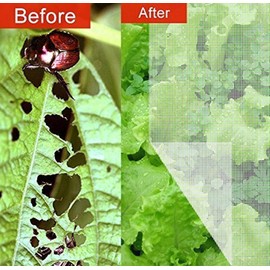 Agfabric 10'x30' Bug Net Insect Bird Netting, Garden Netting Protect Plants Fruits Flowers Against Bugs Birds & Squirrels, White