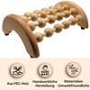 Sun & Sia Foot Massager Natural Wood, Shiatsu Massager, Madero