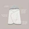 MORI Kids Hooded Bath Towel in Blush - Boys and