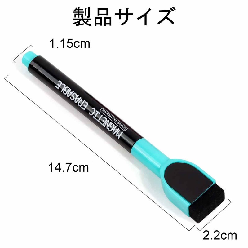 ALLVD Dry Erase Marker Pens Set of 6 [Black 2