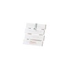 PASEO WF-120WH Wooden Wreath Stand, White, 5.9 x 0.8 x