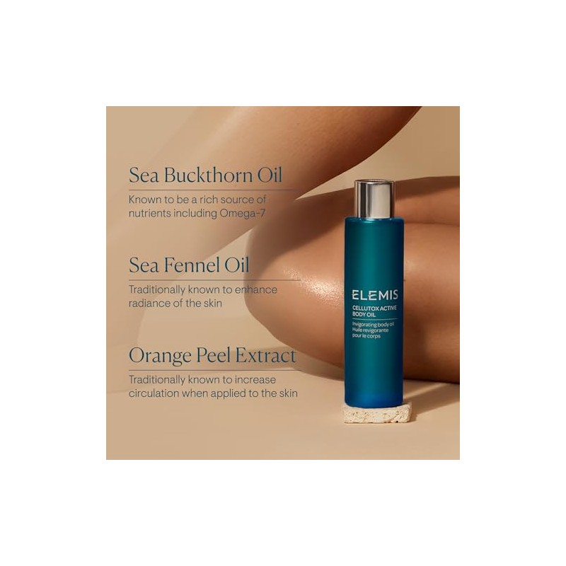 Elemis Cellutox Aceite corporal activo, celulitis y aceite de limpieza