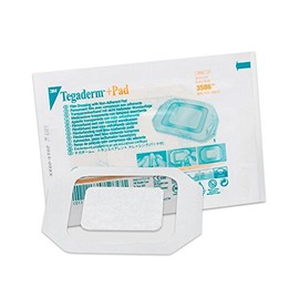 TEGADERM +PAD TEGADERM Plus +PAD 3M Film Dressing 9cm x 15cm x1 Transparent/Waterproof/Non-Adherent Pad