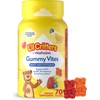 Kids Daily Multivitamin Gummies with Vitamin C & D3 for Immune Support, 5 Delicious Flavors, 70 Count – Daily Nutrition for Children