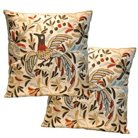 ZUODU 2PC European Classic Grey Jacquard Decorative Pillow Cover Cushion Cover Throw Pillow Case 18 X 18 Inch 45 X45 Cm