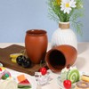 Gejoy 6 Sets Cantaritos De Barro Mexicanos 16 oz Cantaritos