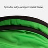 Portable Collapsible Webcam Backdrop with Package Bag, Background Green Screen,