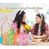 Jaywayang 4Pack Easter Non-woven Bags with Handle, Happy Easter Gift