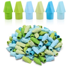 SIKAO Erasers, 125 Pack Natural Pencil Top Erasers for Kids Bulk, Neutral Pencil Erasers for Pencils, Nature-Inspired Colors, Classroom Must Haves for Teachers & Students, School Supplies
