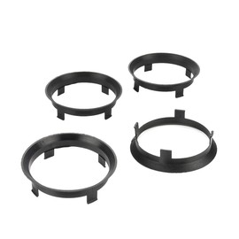 LST 4x Zentrierringe Distanz Ringe Schwarz für Alufelgen Ø 59,1 mm - Ø 60,1 mm