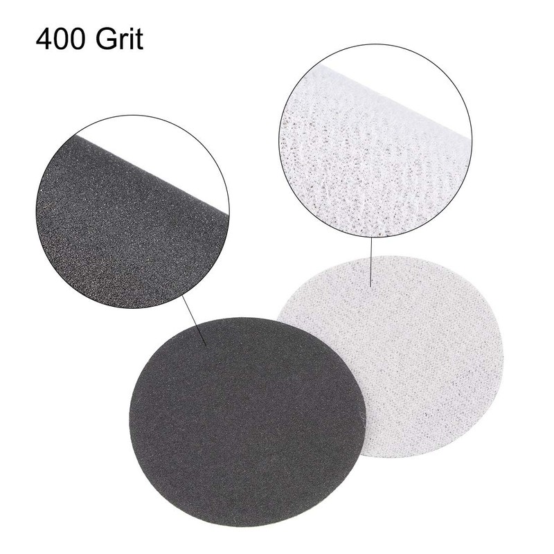 sourcing map 2 Inch Wet Dry Sanding Discs 400 Grit