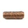 Kulay Brown Artificial Sinew Waxed Flat Polyester Thread, Bobbin Sinue,