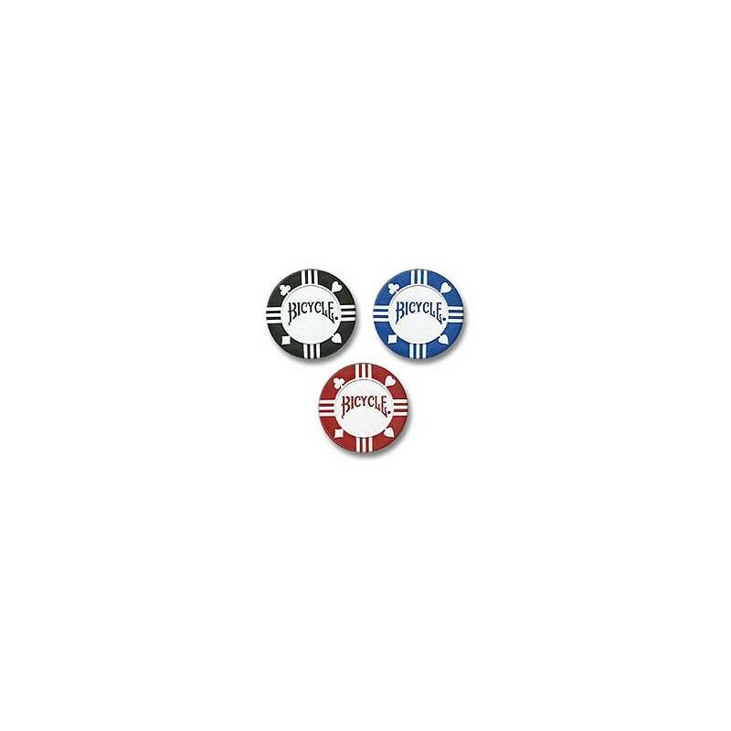 Bicycle 8G 50Count Clay Poker Chips 8G Clay Poker Chips,