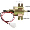 SOLLON Electric Fuel Pump 12V Universal Low Pressure 12 Volt