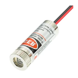 Robojax Silver 650nm 6mm 5V 5mW Red Laser Dot/Line/Cross Diode Module Head for Arduino (Cross Beam)