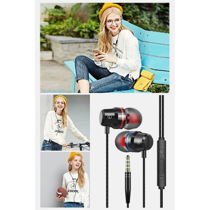 (2026 Improved Model) Wired Earphones, 0.1 inch (3.5 mm) Jack,