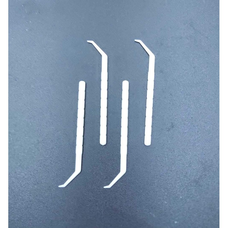 Angled toothpick Scalerpick White Plastic Household Teeth Cleaning Curved Hook