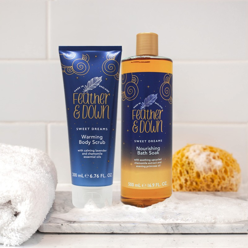 Feather & Down Warming Body Scrub (200ml) - With Calming