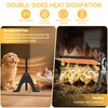 Chicken Coop Heater, 180 W Efficient Dual-Heating Chicken Heater Built-in