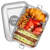Joyfair Stainless Steel Lunch Box with Compartments (1, 1400 ml)