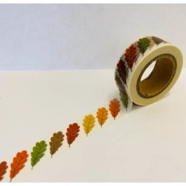 Unbranded Fall Oak Leaves Washi Tape Papercraft Planner Supply Crafts  Autumn Harvest