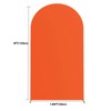 Chiara 4 FT Arch Cover - Stretchy Orange Spandex Wedding
