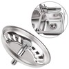 STARVAST Pack of 2 Universal Sink 79.3-80 mm, Strainer Basket,