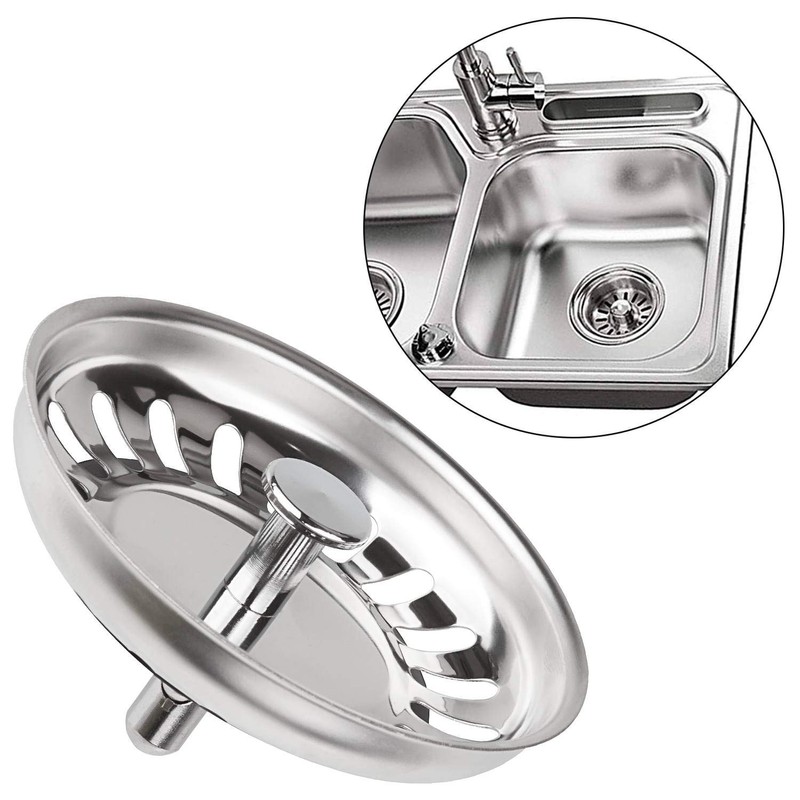 STARVAST Pack of 2 Universal Sink 79.3-80 mm, Strainer Basket,