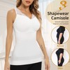 Ellareese Shapewear for Women Tummy Control Compression Top V-neck With