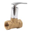 Water Stop Valve 3/4in Concealed Ceramic Brass Electroplated Water Valve