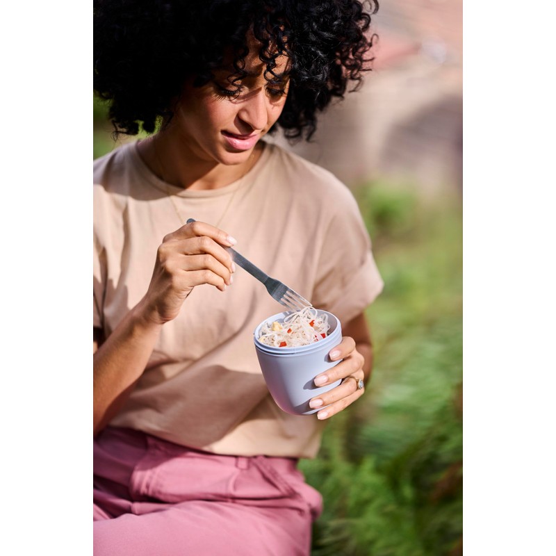 Mepal Snackpot Ellipse, Practical Container for Storing and Transporting Food,